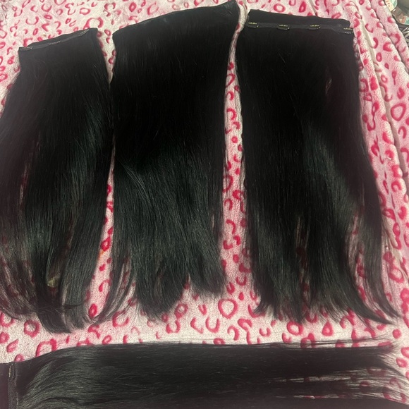 Sleek Black Hair Extensions